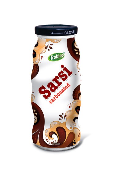 300ml Sarsi carbonated Glass bot